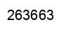 Number 263663 black image
