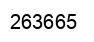 Number 263665 black image