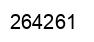 Number 264261 black image