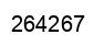 Number 264267 black image