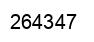 Number 264347 black image