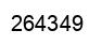 Number 264349 black image