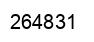 Number 264831 black image