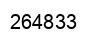 Number 264833 black image