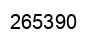 Número 265390 imagen negro