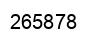 Number 265878 black image