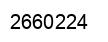 Número 2660224 imagen negro