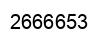 Number 2666653 black image