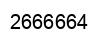 Número 2666664 imagen negro