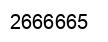 Número 2666665 imagen negro