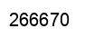 Number 266670 black image