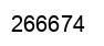 Number 266674 black image