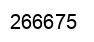 Number 266675 black image