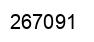 Number 267091 black image
