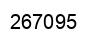 Number 267095 black image