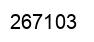 Number 267103 black image