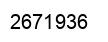 Number 2671936 black image