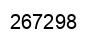 Number 267298 black image