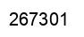Number 267301 black image