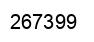 Number 267399 black image