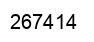Number 267414 black image