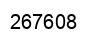 Number 267608 black image