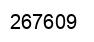 Number 267609 black image