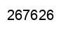 Number 267626 black image