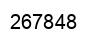 Number 267848 black image