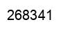Number 268341 black image