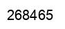 Number 268465 black image