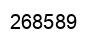 Número 268589 imagen negro