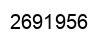 Number 2691956 black image