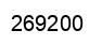 Number 269200 black image
