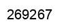 Number 269267 black image