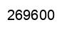 Number 269600 black image