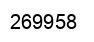 Number 269958 black image