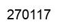 Number 270117 black image