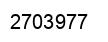 Number 2703977 black image