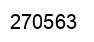 Number 270563 black image