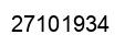 Number 27101934 black image