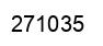 Number 271035 black image