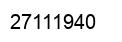 Número 27111940 imagen negro