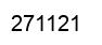 Number 271121 black image