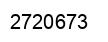 Number 2720673 black image