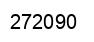 Number 272090 black image