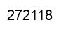 Number 272118 black image
