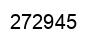 Number 272945 black image