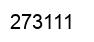 Number 273111 black image