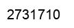 Number 2731710 black image